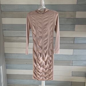 Always Blush Long Sleeve Dress